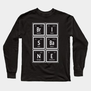 Brisbane City Table of Elements Long Sleeve T-Shirt